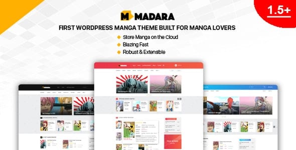Madara 2.2 The Best WordPress Manga Theme | Activated